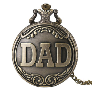 DAD Quartz Pocket Watch