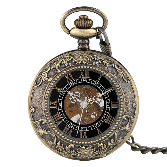 Hand Winding Mechanical Pocket Watch