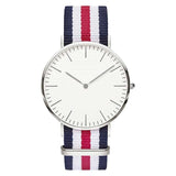 Navy-Pink Slim Quartz Watch