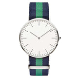 Navy-Pink Slim Quartz Watch