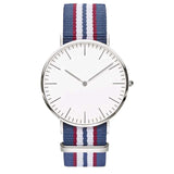 Navy-Pink Slim Quartz Watch