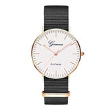 Black Slim Quartz Watch