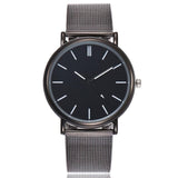 Crystal Stainless Steel Analog Quartz Watch