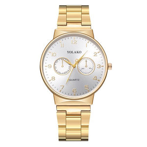 Classic Gold Quartz Watch