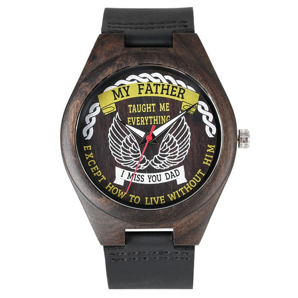 Wood Quartz Watch
