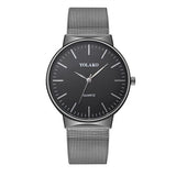 Casual Steel Quartz Watch