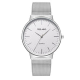 Casual Steel Quartz Watch